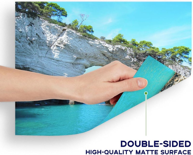 Goefun Double Sided Matte Photo Paper 8.5 x 11, 200GSM/54LB Presentation Paper for Inkjet Printer, 100 Sheets - Image 4